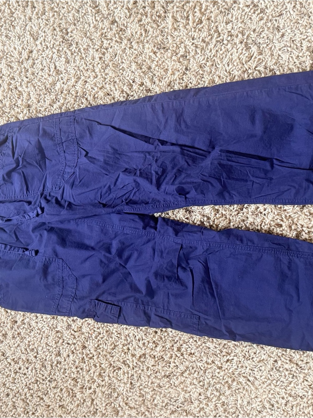 aerie women’s Navy Cargo Pants - Slim Utility Style xs